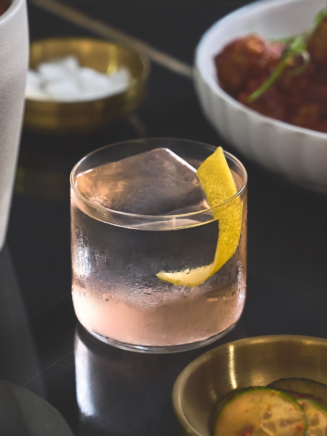 Cocktail gin et Crémant chez Kozhi, Ottawa